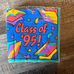 (2) Class of '95 Graduation Party Napkins - Multicolor (72 napkins total)
